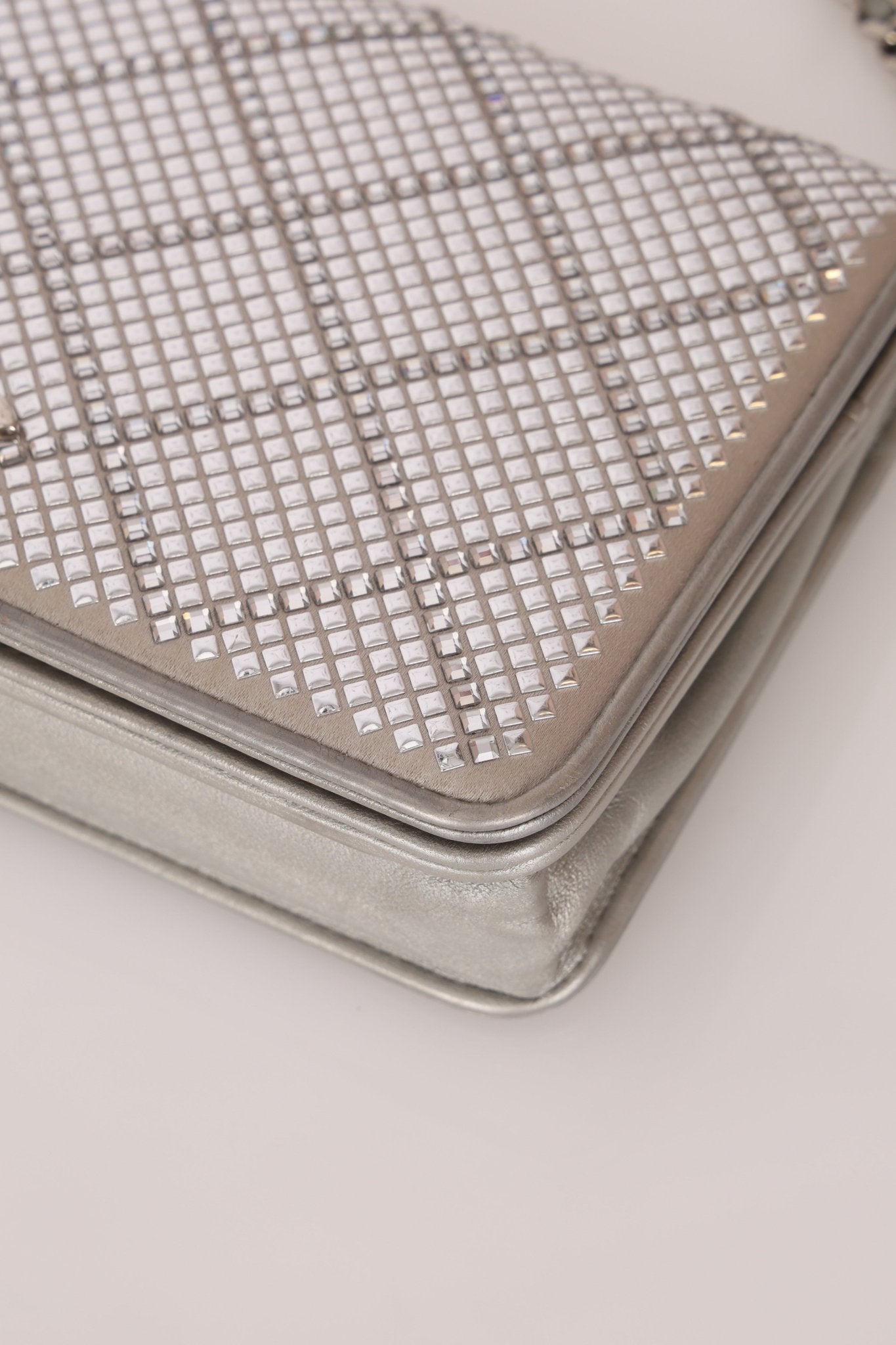 Chanel 2022 Crystal Studded Wallet on Chain - FashioNica