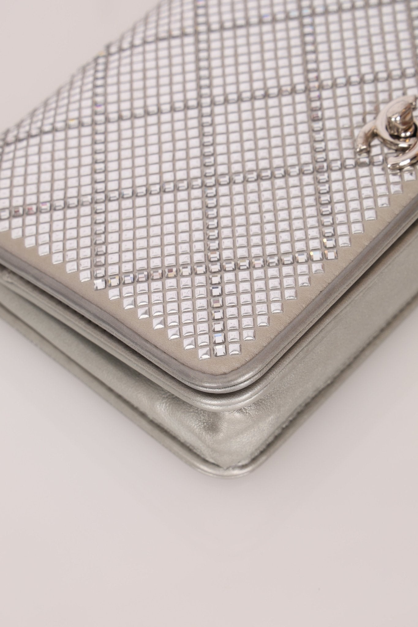 Chanel 2022 Crystal Studded Wallet on Chain - FashioNica