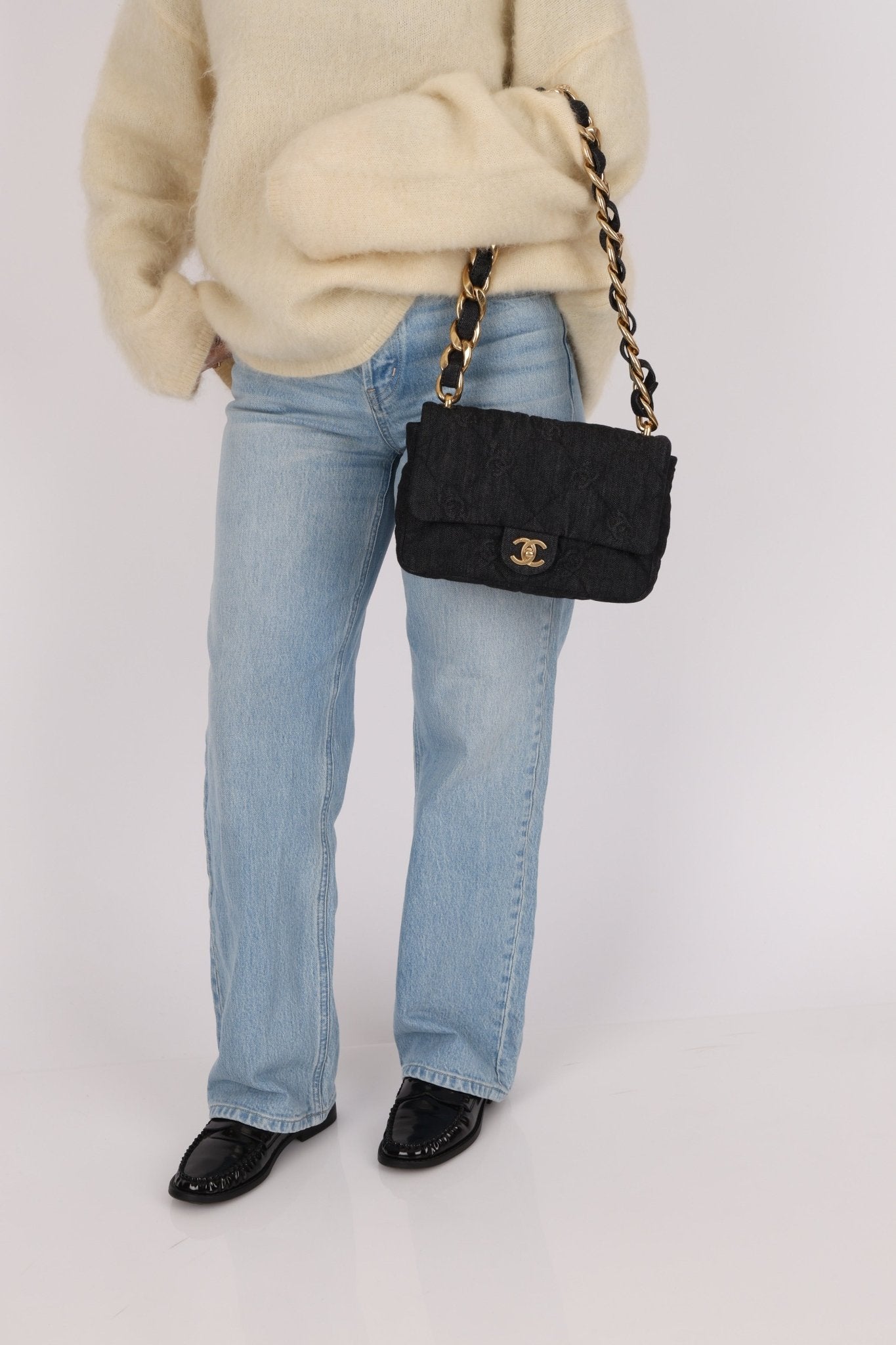 Chanel 2022 Denim Funky Town Medium Flap - FashioNica