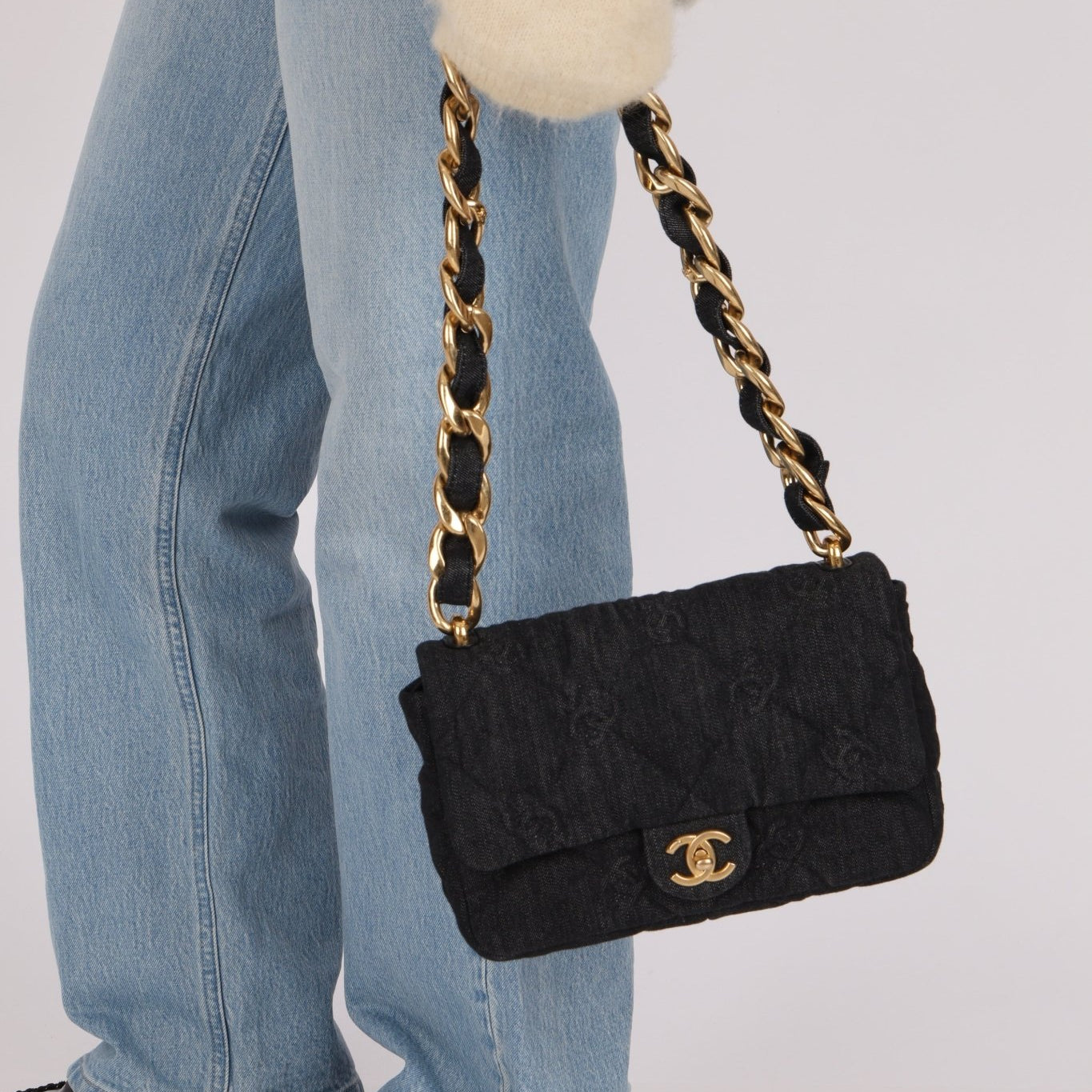 Chanel 2022 Denim Funky Town Medium Flap - FashioNica