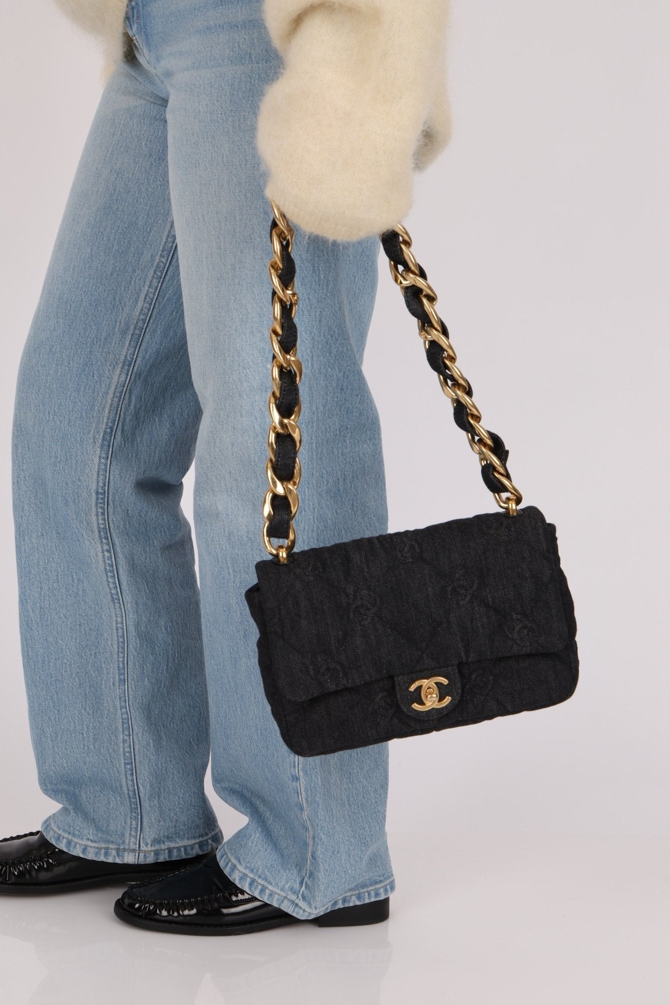 Chanel 2022 Denim Funky Town Medium Flap - FashioNica