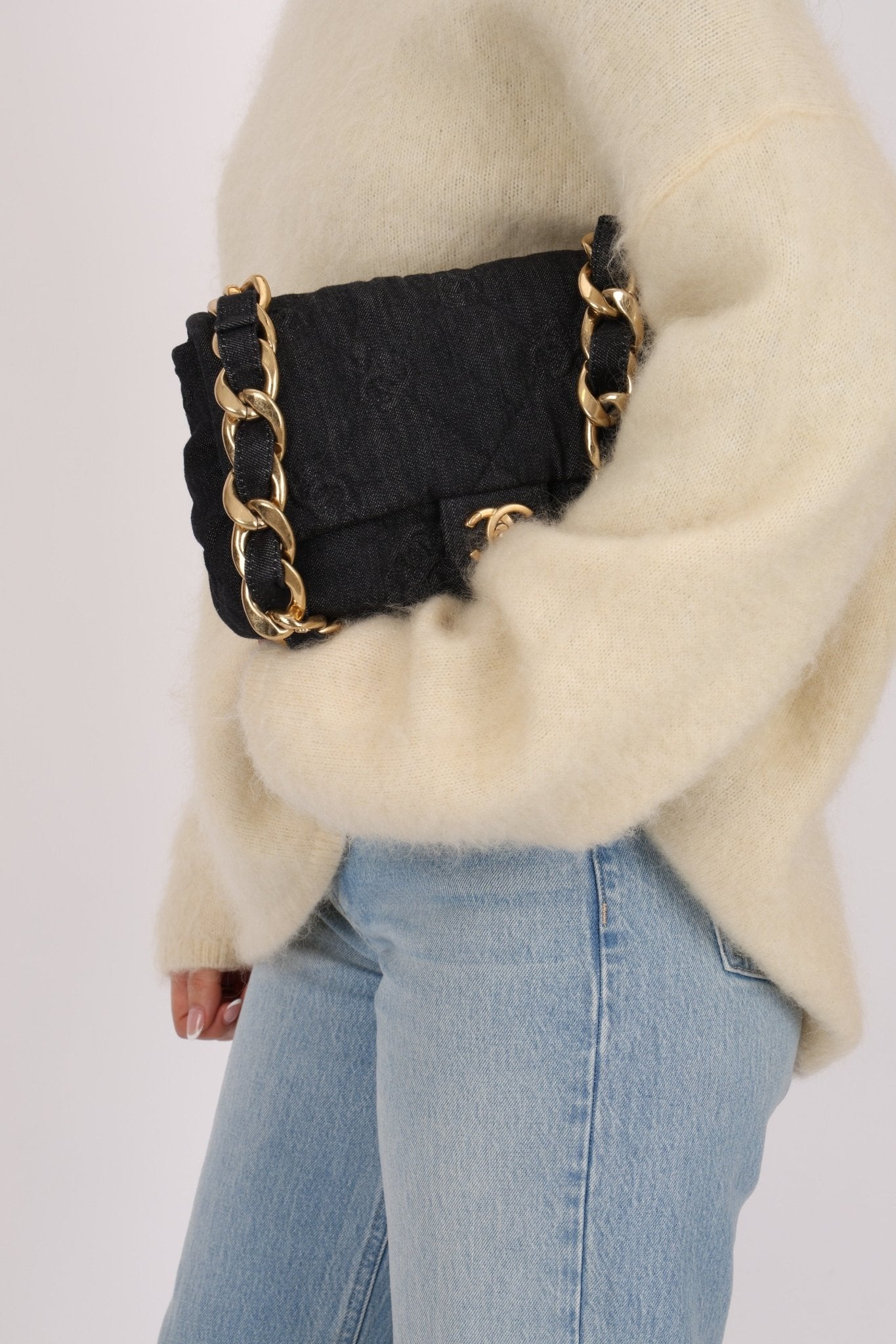 Chanel 2022 Denim Funky Town Medium Flap - FashioNica