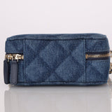 Chanel 2022 Denim Shadow Quilted Mini Camera Bag - FashioNica