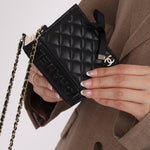 Chanel 2022 Lambskin Book Cardholder on Chain - FashioNica