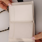 Chanel 2022 Lambskin Book Cardholder on Chain - FashioNica