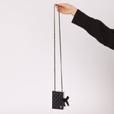 Chanel 2022 Lambskin Book Cardholder on Chain - FashioNica