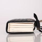 Chanel 2022 Lambskin Book Cardholder on Chain - FashioNica