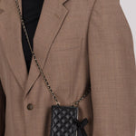 Chanel 2022 Lambskin Book Cardholder on Chain - FashioNica