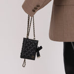 Chanel 2022 Lambskin Book Cardholder on Chain - FashioNica