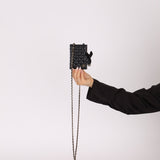 Chanel 2022 Lambskin Book Cardholder on Chain - FashioNica