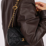 Chanel 2022 Quilted Mini Lambskin Heart Charms Flap Bag - FashioNica