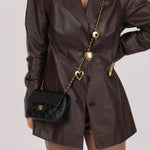 Chanel 2022 Quilted Mini Lambskin Heart Charms Flap Bag - FashioNica