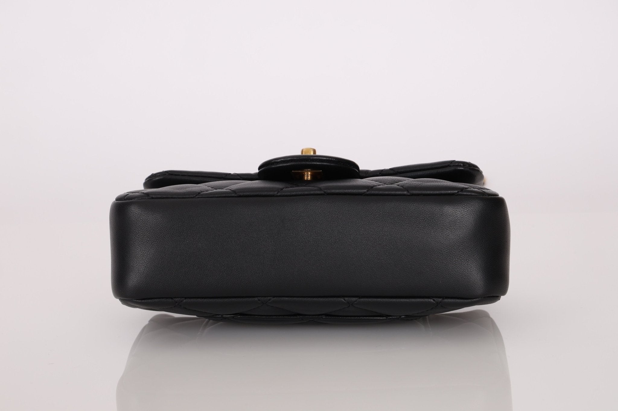 Chanel 2022 Quilted Mini Lambskin Heart Charms Flap Bag - FashioNica