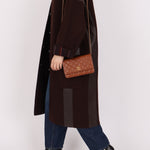 Chanel 2023 Cognac Lambskin Studded CC Wallet On Chain GHW - FashioNica