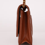 Chanel 2023 Cognac Lambskin Studded CC Wallet On Chain GHW - FashioNica