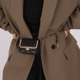 Chanel 2023 Lambskin Frame Card Holder Belt Bag RGHW - FashioNica