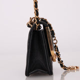 Chanel 2023 Lambskin Frame Card Holder Belt Bag RGHW - FashioNica