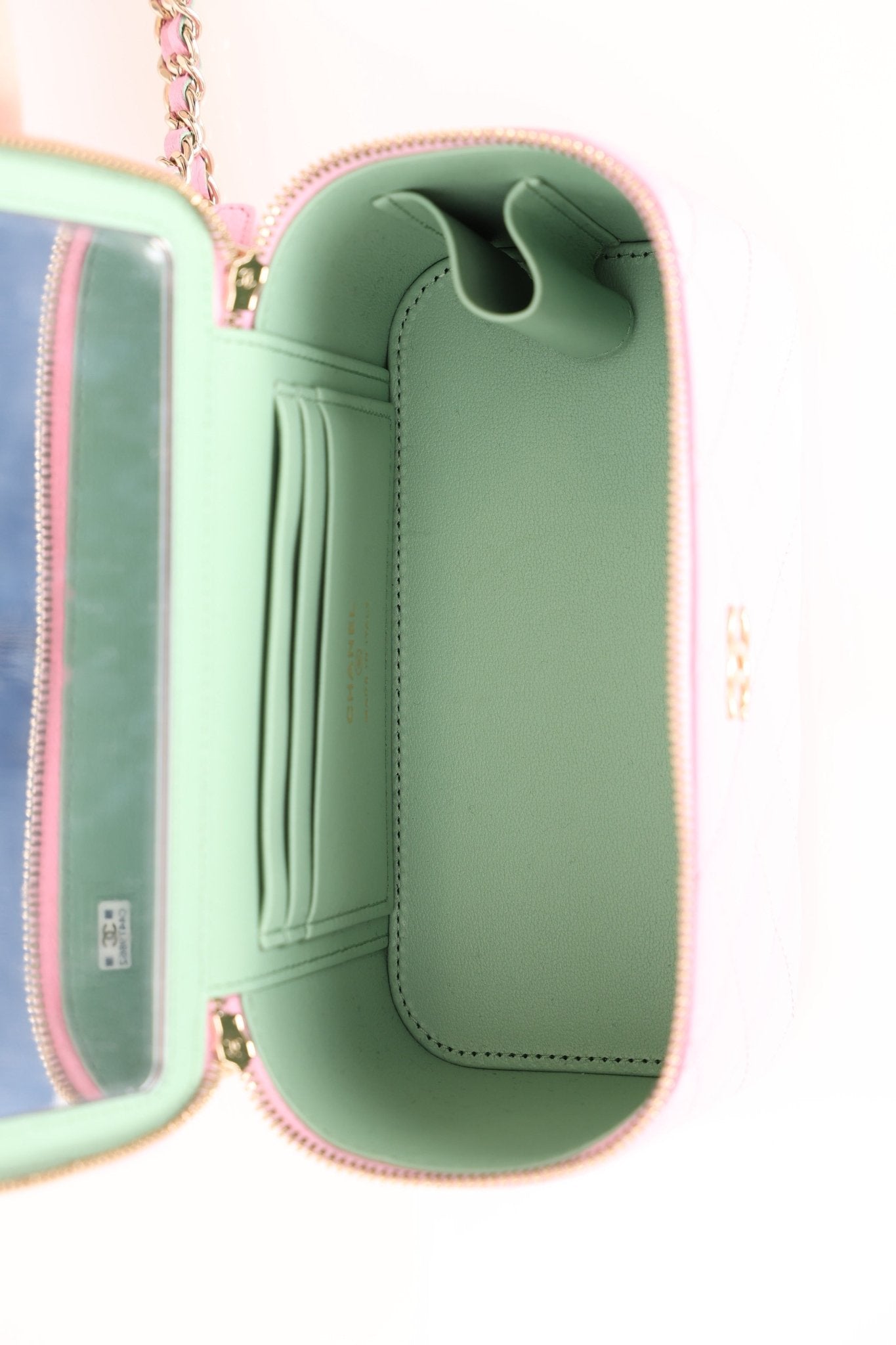 Chanel 2023 Lambskin Pink Pick Me Up Top Handle Vanity Crossbody - FashioNica