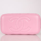Chanel 2023 Lambskin Pink Pick Me Up Top Handle Vanity Crossbody - FashioNica