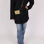 Chanel 2023 Lambskin Pistachio Coco Hearts Cardholder on Chain - FashioNica