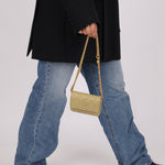 Chanel 2023 Lambskin Pistachio Coco Hearts Cardholder on Chain - FashioNica