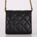 Chanel 2023 Lambskin & Plexiglass Heart Turnlock Coco Love Flap - FashioNica