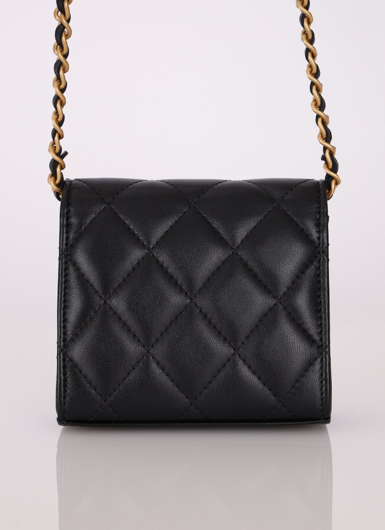 Chanel 2023 Lambskin & Plexiglass Heart Turnlock Coco Love Flap - FashioNica