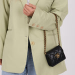 Chanel 2023 Lambskin & Plexiglass Heart Turnlock Coco Love Flap - FashioNica