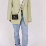 Chanel 2023 Lambskin & Plexiglass Heart Turnlock Coco Love Flap - FashioNica