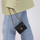 Chanel 2023 Lambskin & Plexiglass Heart Turnlock Coco Love Flap - FashioNica