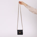 Chanel 2023 Lambskin & Plexiglass Heart Turnlock Coco Love Flap - FashioNica