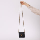 Chanel 2023 Lambskin & Plexiglass Heart Turnlock Coco Love Flap - FashioNica