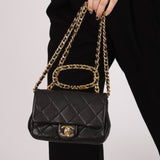 Chanel 2023 Lambskin Top Handle Mini Flap - FashioNica