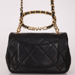 Chanel 2023 Lambskin Top Handle Mini Flap - FashioNica