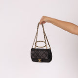 Chanel 2023 Lambskin Top Handle Mini Flap - FashioNica
