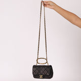 Chanel 2023 Lambskin Top Handle Mini Flap - FashioNica