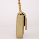 Chanel 2023 Matcha Lambskin Coco Cardholder on Chain - FashioNica