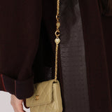 Chanel 2023 Matcha Lambskin Coco Cardholder on Chain - FashioNica