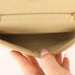 Chanel 2023 Matcha Lambskin Coco Cardholder on Chain - FashioNica