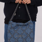 Chanel 2023 Small Denim 22 Shoulder Bag - FashioNica