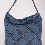 Chanel 2023 Small Denim 22 Shoulder Bag - FashioNica