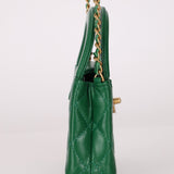 Chanel 2024 Emerald Green Mini Nano Kelly Shopper Bag - FashioNica