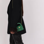 Chanel 2024 Emerald Green Mini Nano Kelly Shopper Bag - FashioNica