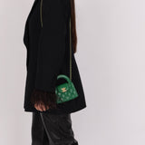 Chanel 2024 Emerald Green Mini Nano Kelly Shopper Bag - FashioNica