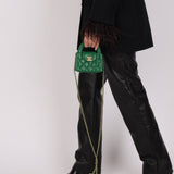 Chanel 2024 Emerald Green Mini Nano Kelly Shopper Bag - FashioNica
