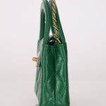 Chanel 2024 Emerald Green Mini Nano Kelly Shopper Bag - FashioNica