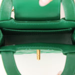 Chanel 2024 Emerald Green Mini Nano Kelly Shopper Bag - FashioNica