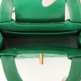 Chanel 2024 Emerald Green Mini Nano Kelly Shopper Bag - FashioNica