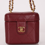 Chanel 2024 Mini CC Turnlock Vanity Case w/ Chain - FashioNica