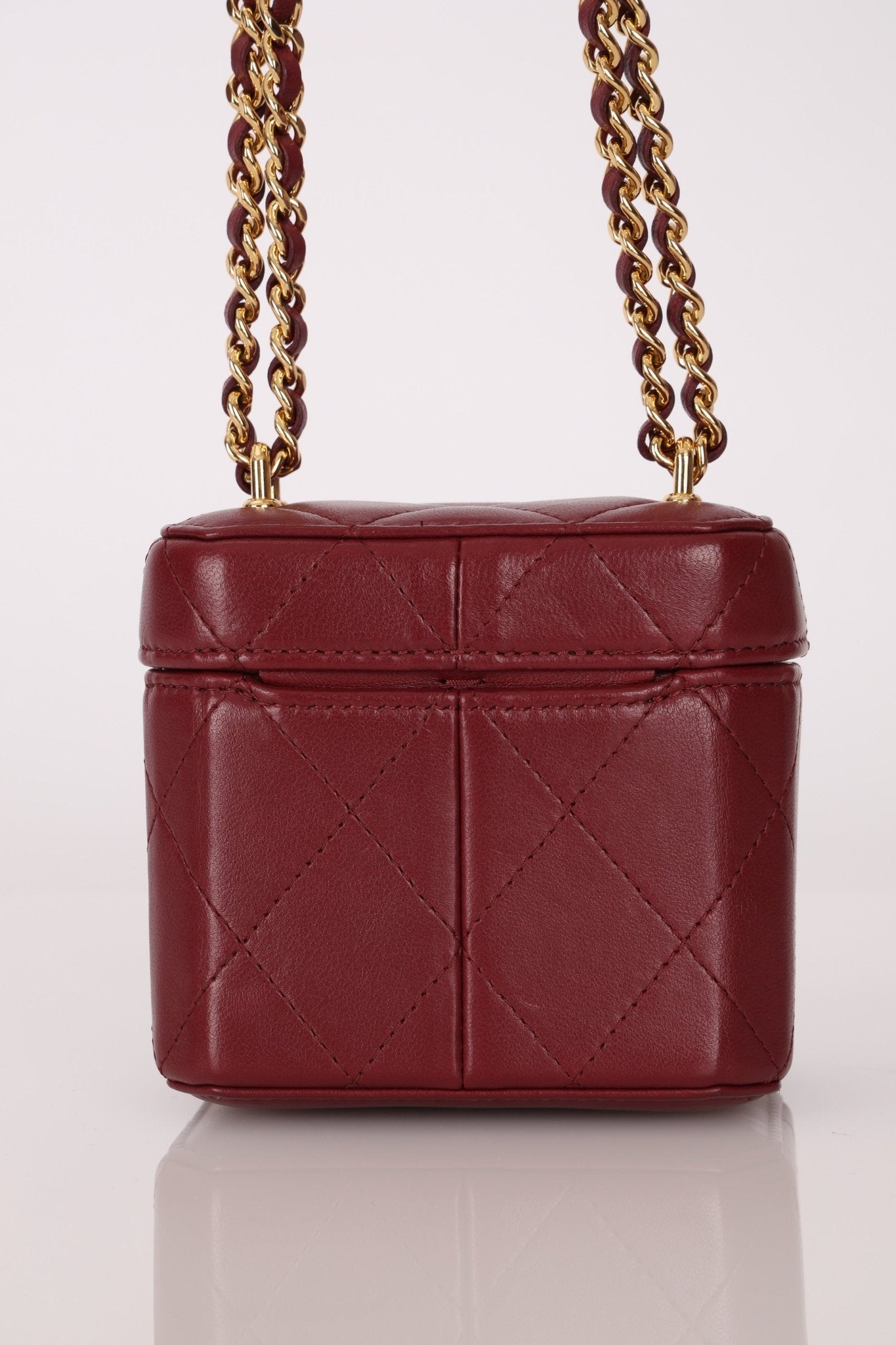 Chanel 2024 Mini CC Turnlock Vanity Case w/ Chain - FashioNica